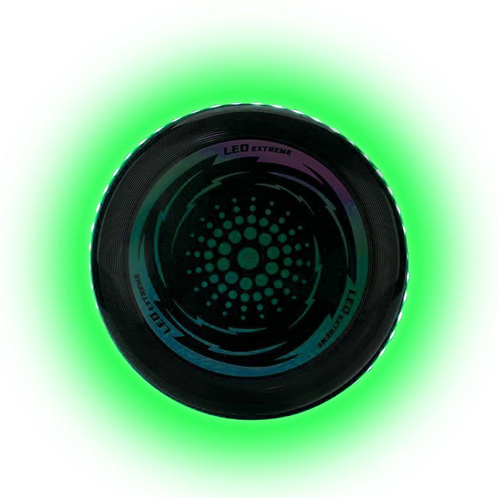 Youth Outdoor Sports Flying Disc LED Light-up Flying Disc Toy Luminous Flying Saucer with 42 LED