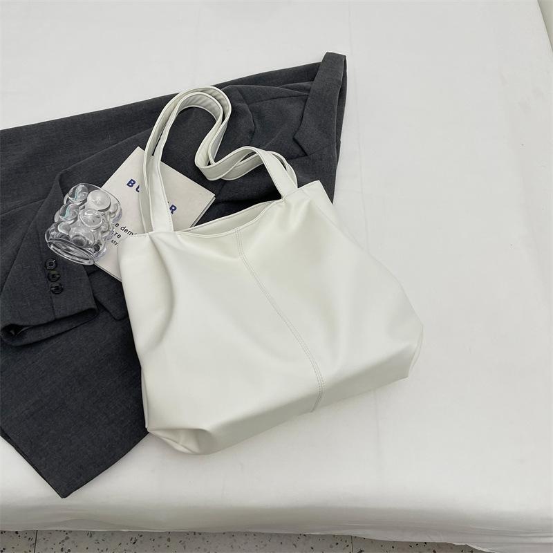 Bag Women's 2024 New Retro Fashion Handbag Simple Casual Women's Shoulder Bag Large Capacity Tote Bag Women