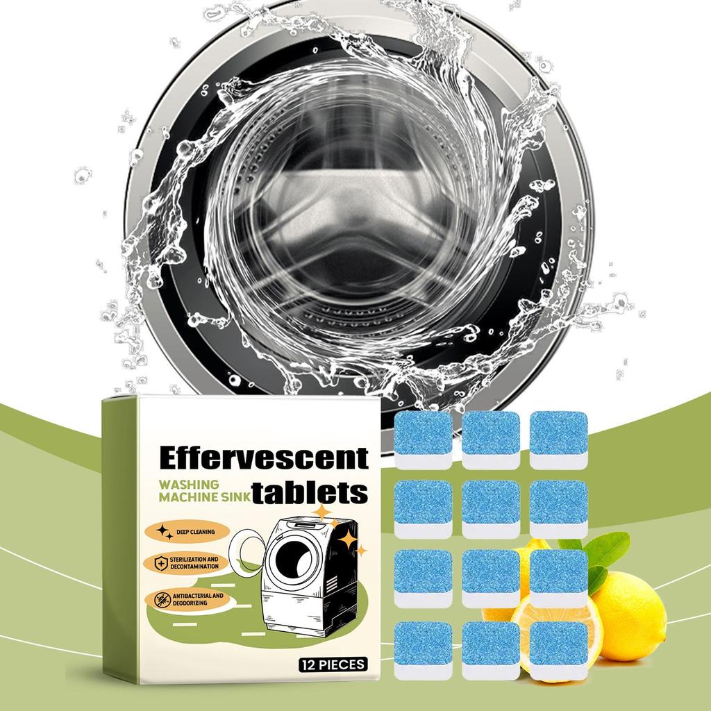 Шипучая таблетка для чистки щелей стиральной машины, легко очищает от накипи и запаха. Таблетка для чистки щелей стиральной машины.