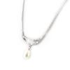 Les Trésors De Lily [F0361] - Silver Necklace 'Alicia' Silver White (rhodium-plated) - 28x24 Mm