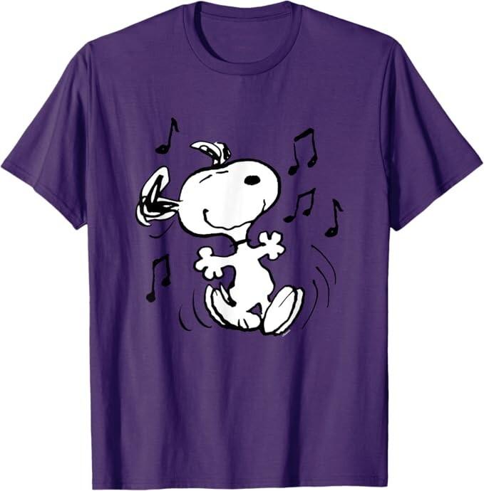 Футболка унисекс Снупи из Peanuts танцует