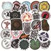 50pcs Pack Retro Totem Cool Stickers Luggage Skateboard Laptop Scrapbook Guitar Waterproof PVC Graffiti Sticker Kids Toys