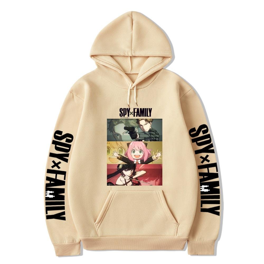 Spy × Family Anime Print Fashion Casual Hooded Sweater