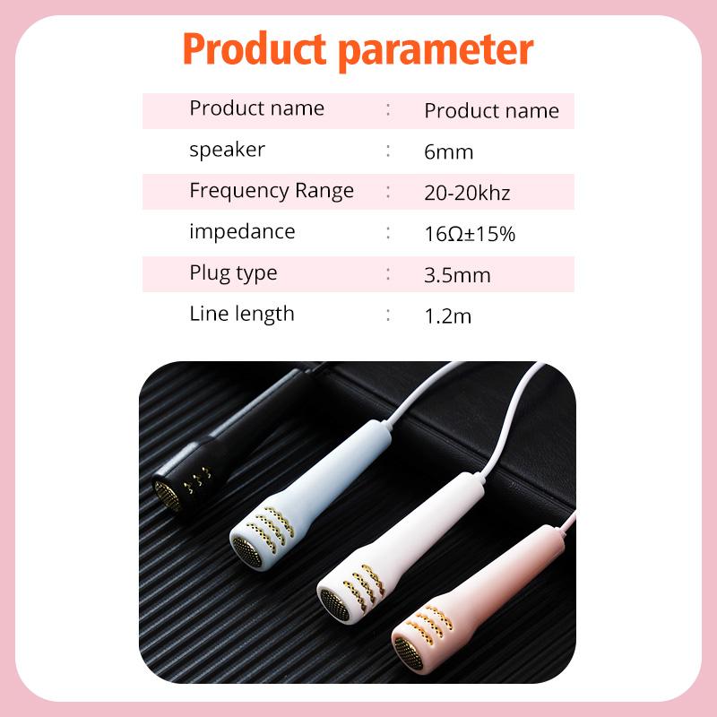 FONKEN 3,5 мм мини-микрофон для караоке, высококачественная гарнитура TIK TOK, HIFI и BASS, наушники со встроенным микрофоном для мобильных телефонов, планшетов