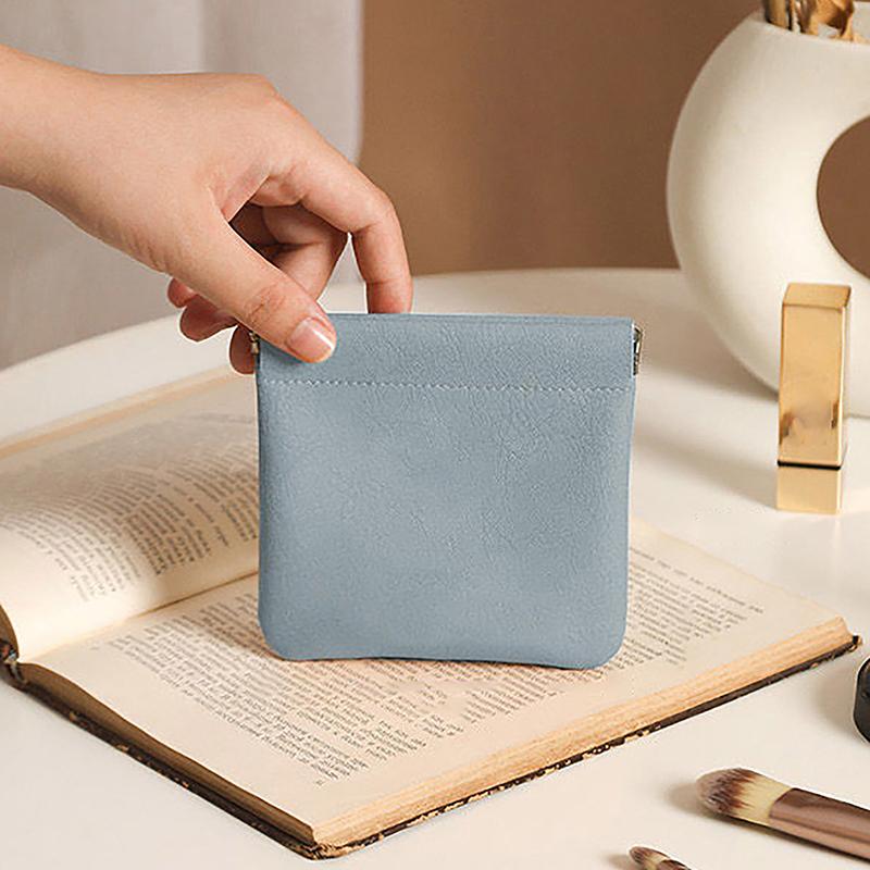 Мешочек для помады Кожаный органайзер для кабелей Сумка-органайзер для монет и ключей