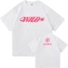 Korean Band Katseye Wild Tees Unisex Unisex Clothing Short Sleeve Cotton Summer Soft Tshirt Design Graphic Print Merch Tshirts Tops