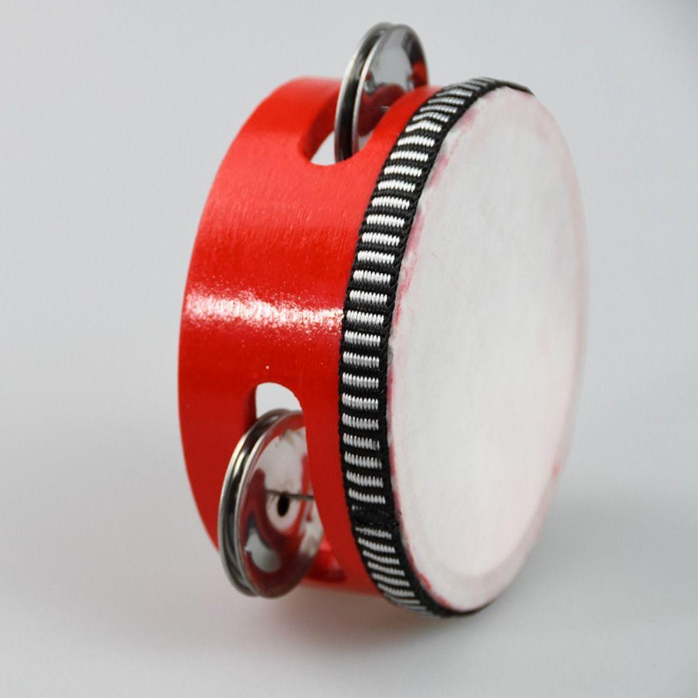 4/6/7/8/9/10in Tambourines Musical Instrument Dancing Toys Percussion Drum  Children Educational