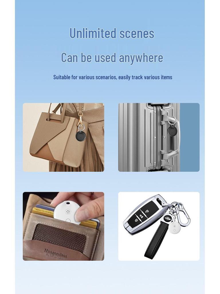 Глобальный FindMy Трекер ключей и питомцев - Устройство-локатор для детей и пожилых