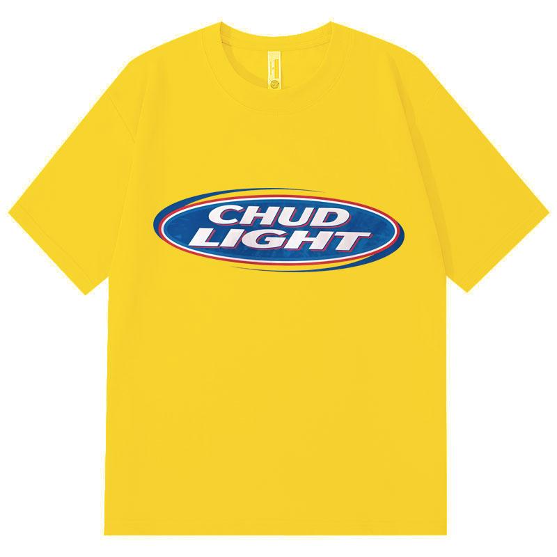 Chud Light Funny Meme T-Shirt High Quality Fashion Oversized T-Shirts Men Women Casual Cotton Short Sleeve T Shirts Streetwear