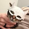 3D-печатная маска кошки, забавный щит для морды кошки-викинга для маскарада, косплея, костюма на Хэллоуин, аксессуаров для вечеринки.