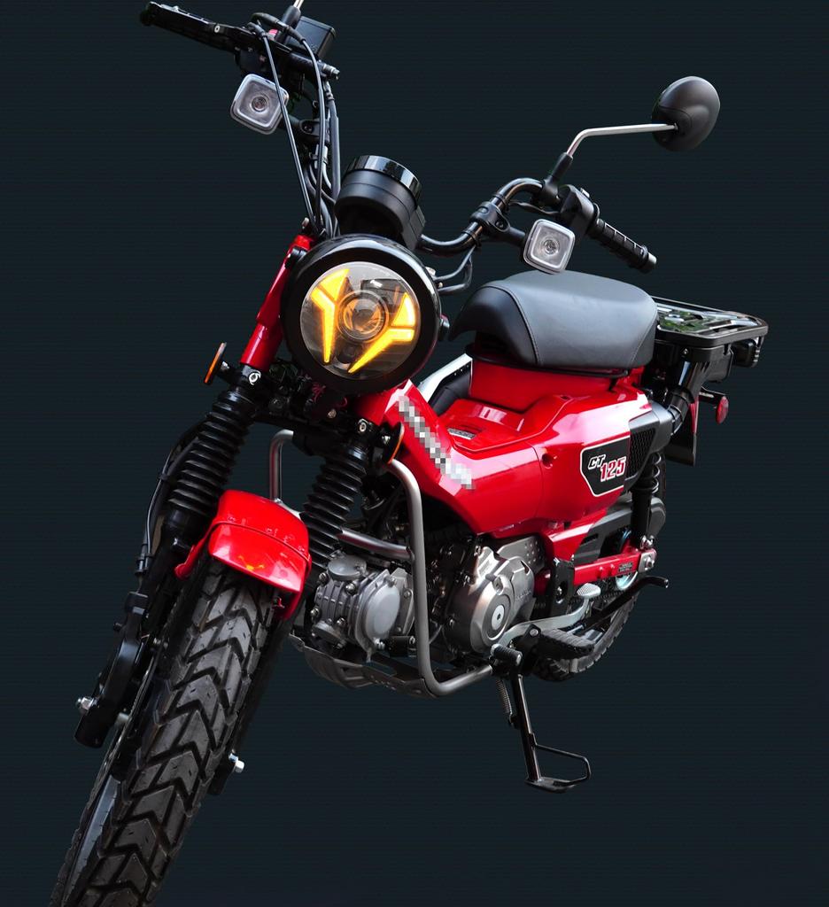 HENGTUAOTO Светодиодная фара 5,75 дюйма, специально для Hunter Cub CT125, Вспомогательный прожектор сверхдальнего света, Белый