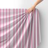 Royal Samt Stoff Polyester Zum Nähen - Motiv Rosa Streifen