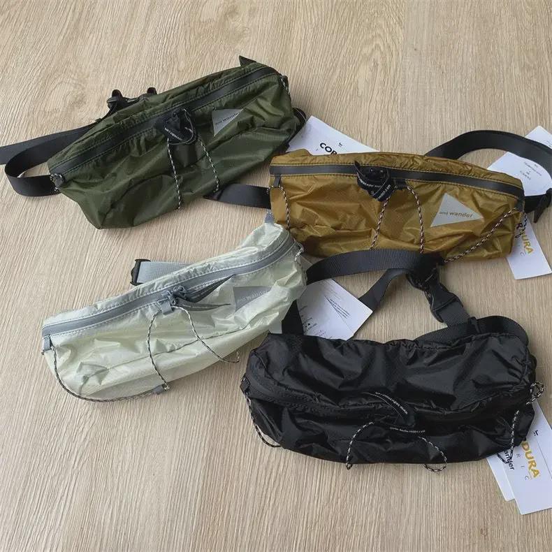 Ультратонкая 3-метровая светоотражающая водонепроницаемая нейлоновая клетчатая сумка DuPont на пояс и грудь