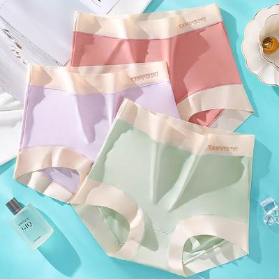 Женские бесшовные боксеры Ice Silk Plus Size