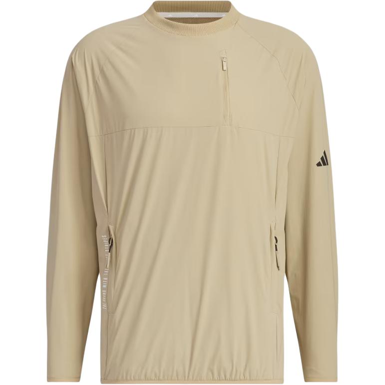 Adidas T Shirts Men's Khaki Crew Neck Moderate Straight Fit IM6422