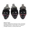 2Pcs Skull Bolt 3D Design Easy-Installation Electroplating Not Easy To Rust High Impact Resistant Decoration