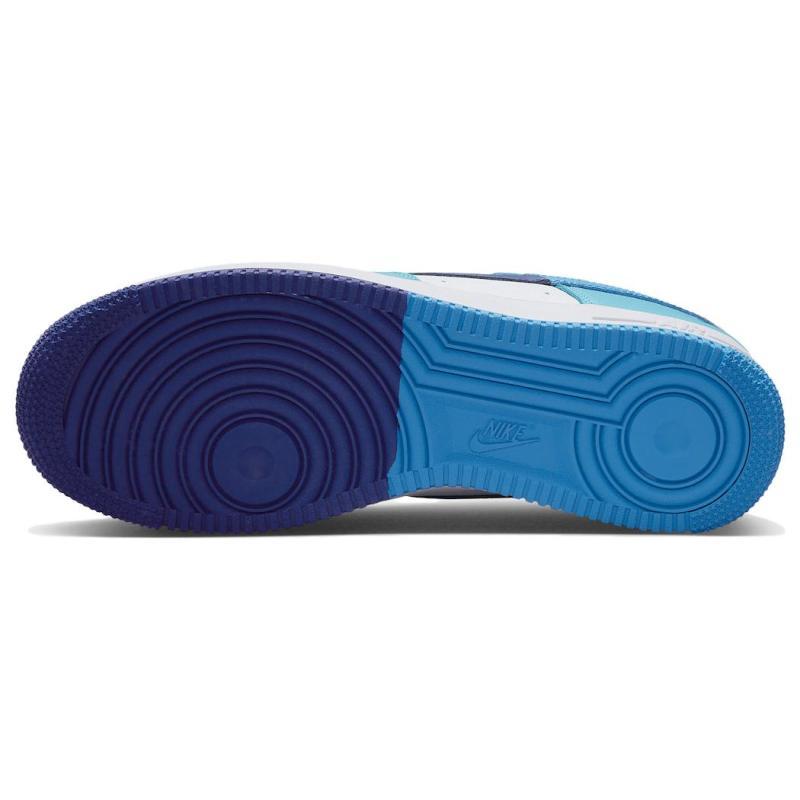 Nike Air Force 1 Low '07 LV8 Split Light Photo Blue Deep Royal Sneakers DZ2522-100