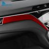 Настоящее мягкое углеволокно для Toyota Camry 2018 2019 2020 2025 2025 2025 2025 LHD RHD Автомобильные аксессуары для приборной панели пассажира