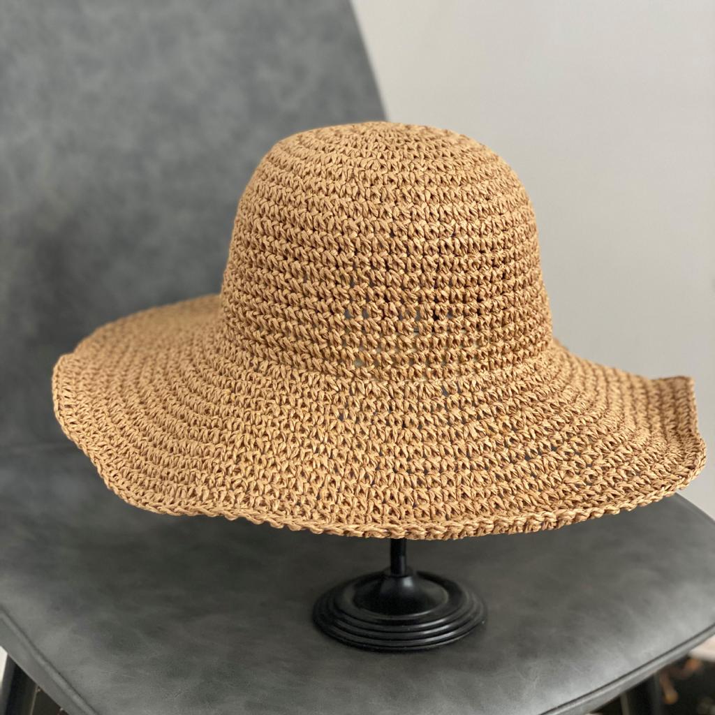 Универсальная складная соломенная шляпа для женщин, летняя, для путешествий, защиты от солнца, для отпуска, для пляжа, для прилива