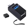 USB-концентратор Type-C, 3 порта, компактный, Type-C + USB 3.0 + USB 2.0, сверхмалый, расширение, скорость, легкий, портативный, 1 шт. (черный)
