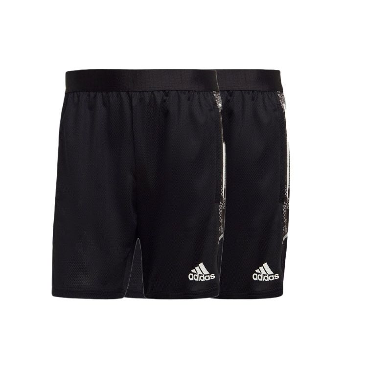 adidas Тренировочные шорты Con21 с боковыми вставками, мужские штаны, черные GE5419