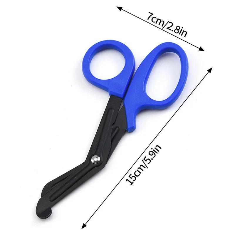 15Cm Medical Scissors Survive Paramedic Medical Rescue Scissor Trauma Gauze Tactical Stainless Steel Shears Survival Rescue