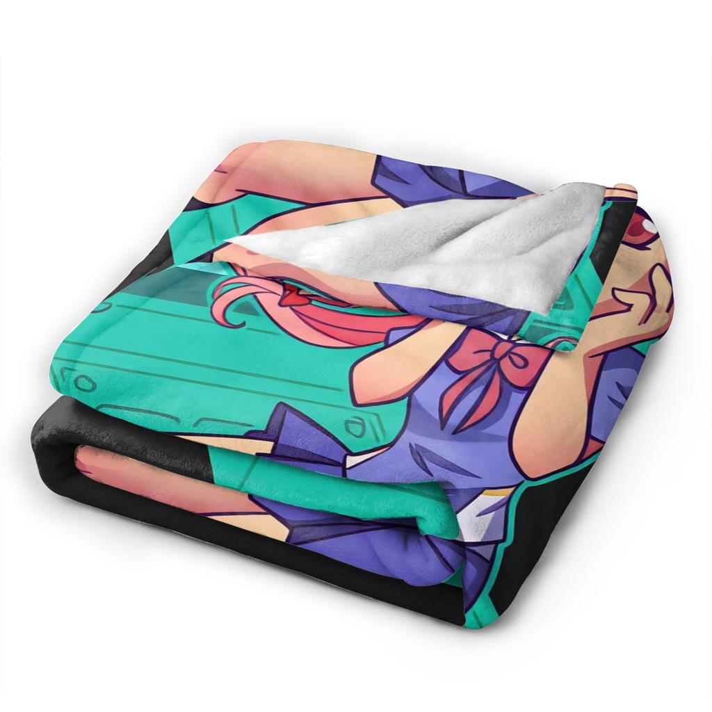 Mirai Nikki Gasai Yuno Blanket Quality Warm Soft Throw Blanket Winter Girls Boys Living Room Graphic Bedspread