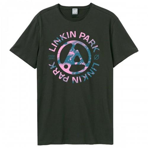 Amplified Unisex Adult From Zero Camo Spill Linkin Park T-Shirt