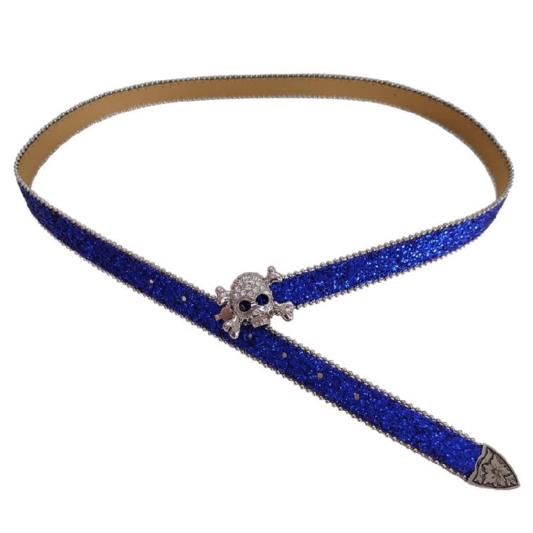 Гранж Поясная цепь с шипами Потрясающие стразы Пояс-ремень унисекс