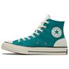 Психоделические кеды Chuck 1970-х годов с круглым носком, на шнуровке, с высоким верхом, из парусины, унисекс, зеленые