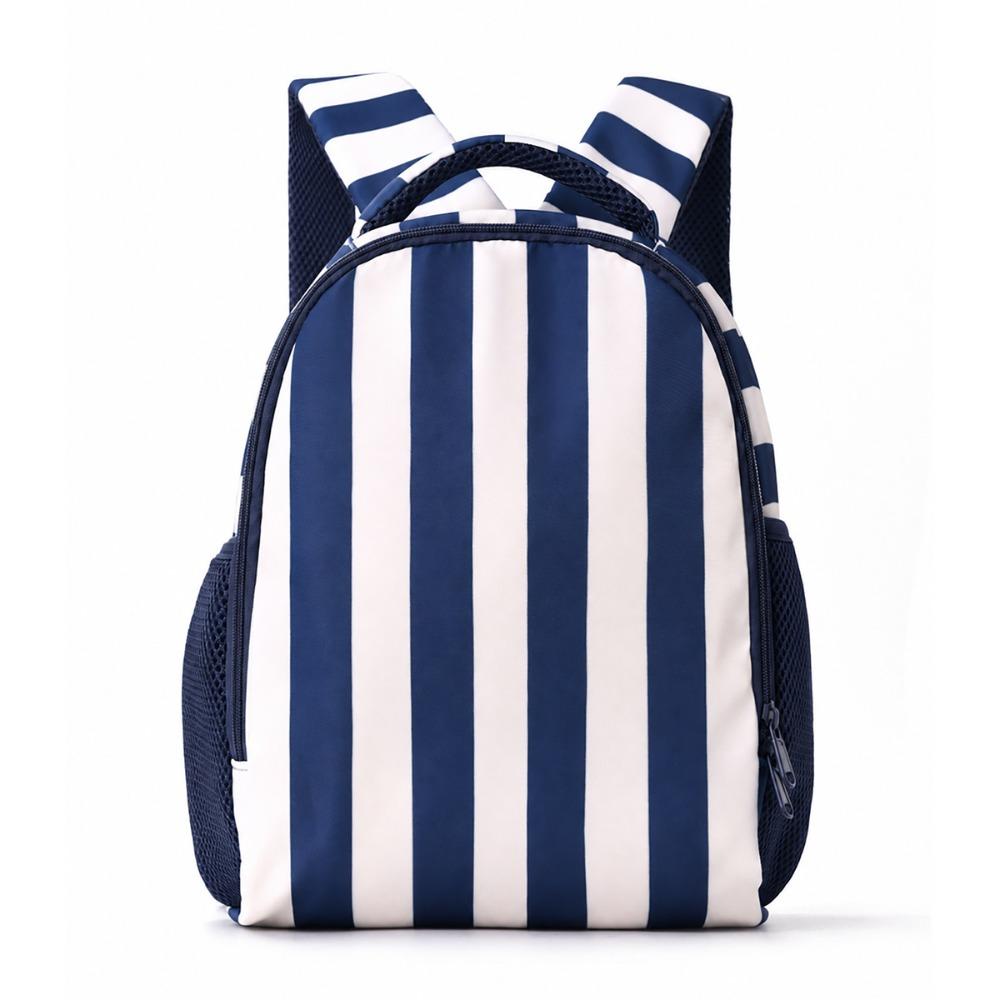 Color-blocked Large Capacity School Bag Fashionable Rainbow Kids Backpack College