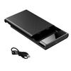 Корпус для HDD Plug and Play 2,5 дюйма Без инструментов Мобильный жесткий диск Переносной бокс Защитный пластик USB3.1 SATA SSD Корпус Компьютер