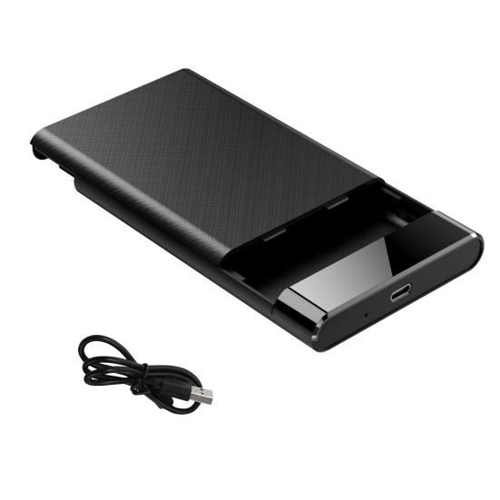 Корпус для HDD Plug and Play 2,5 дюйма Без инструментов Мобильный жесткий диск Переносной бокс Защитный пластик USB3.1 SATA SSD Корпус Компьютер
