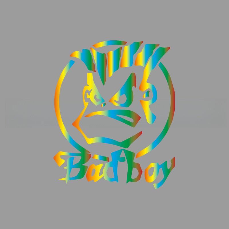 Плохой мальчик с плохими зубами и дурным характером, креативные и забавные наклейки для фанатов и любителей мультфильмов, высокое качество для автомобилей, грузовиков, мотоциклов