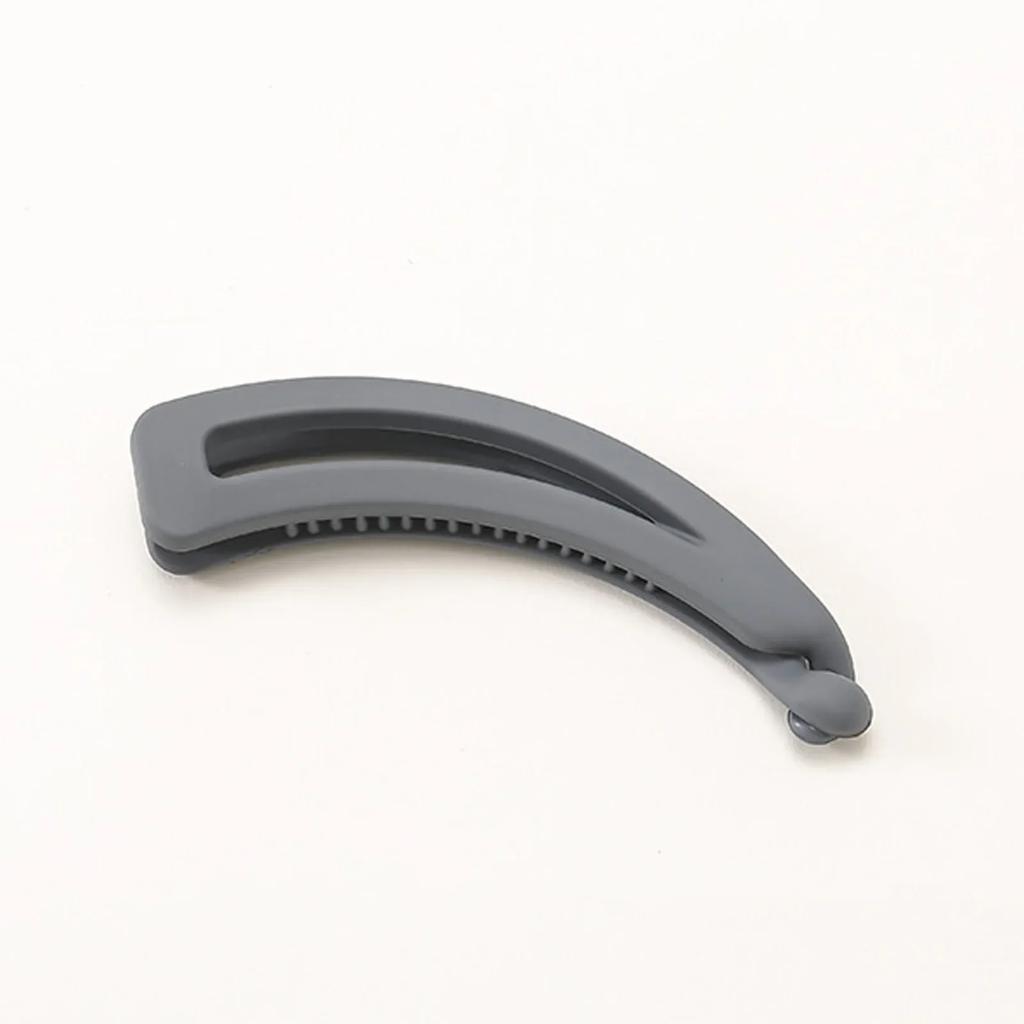 Women Matte Solid Color Vintage Banana Clip for Curly Long Straight Short Hair Claw Girls Ponytail Holder Hairpin Clamp Grip