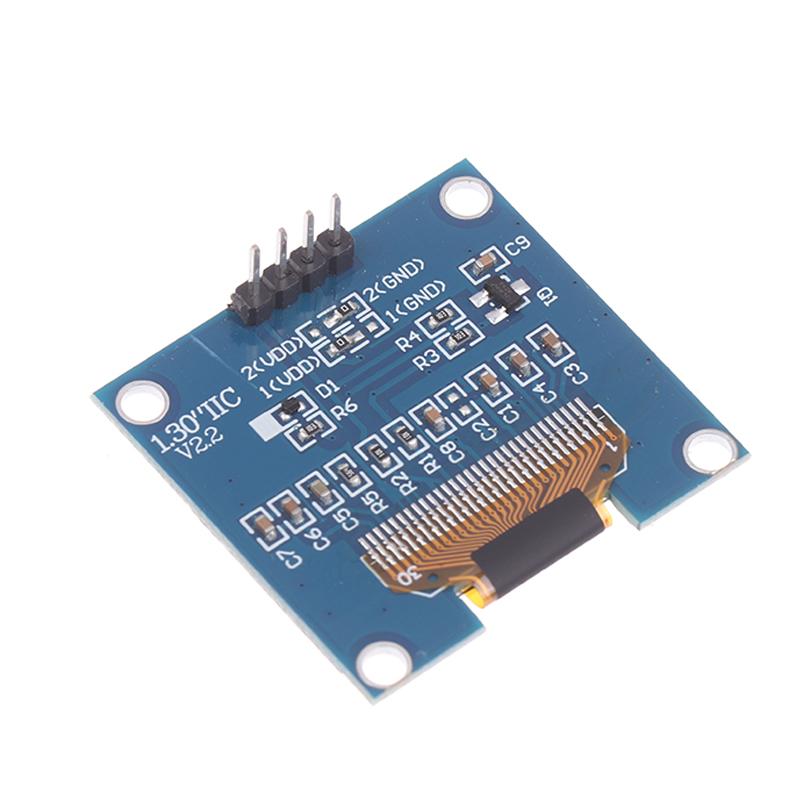 1 шт. 1,3-дюймовый OLED-модуль, связь по SPI/I2C, белый/синий цвет, 128x64, 1,3-дюймовый OLED-дисплей LCD LED, 1,3-дюймовый OLED-модуль