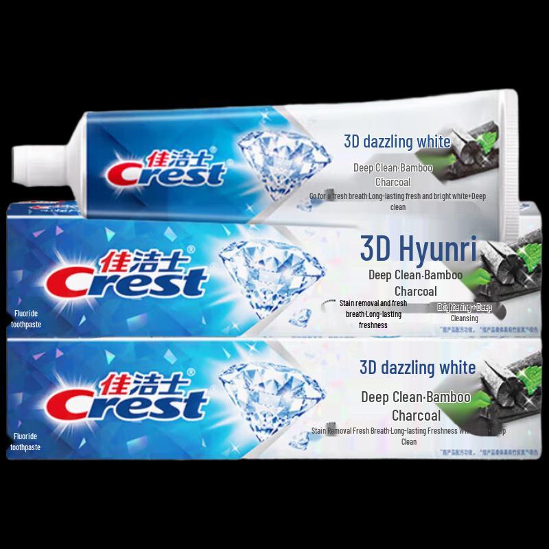 Crest 3D Белая Бамбуковая Угольная Зубная Паста