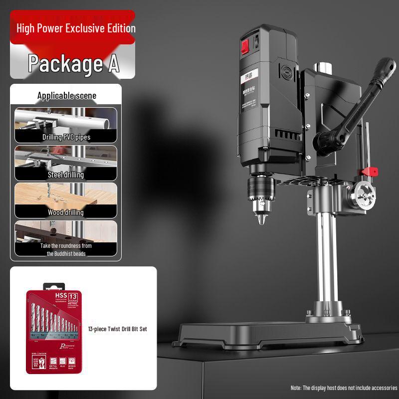 Высокомощный промышленный настольный сверлильный станок 220В: Многофункциональный бытовой дрель