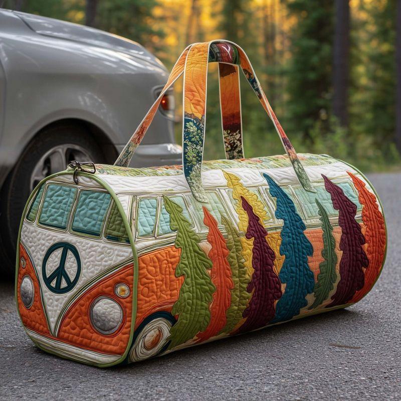Station Bus Series Travel Bag Fashion Printed Ladies Yoga Bag Handbag