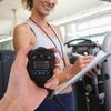 iplusmile stopwatch timer watch waterproof silent alarm multi-function stopwatch wristwatch with ...