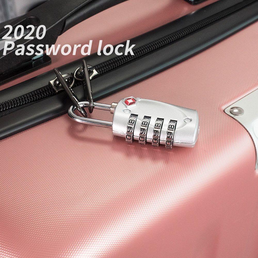Luggage Anti-Thef 4 Digit Password Lock TSA Customs Code Lock Padlock Smart Combination Lock