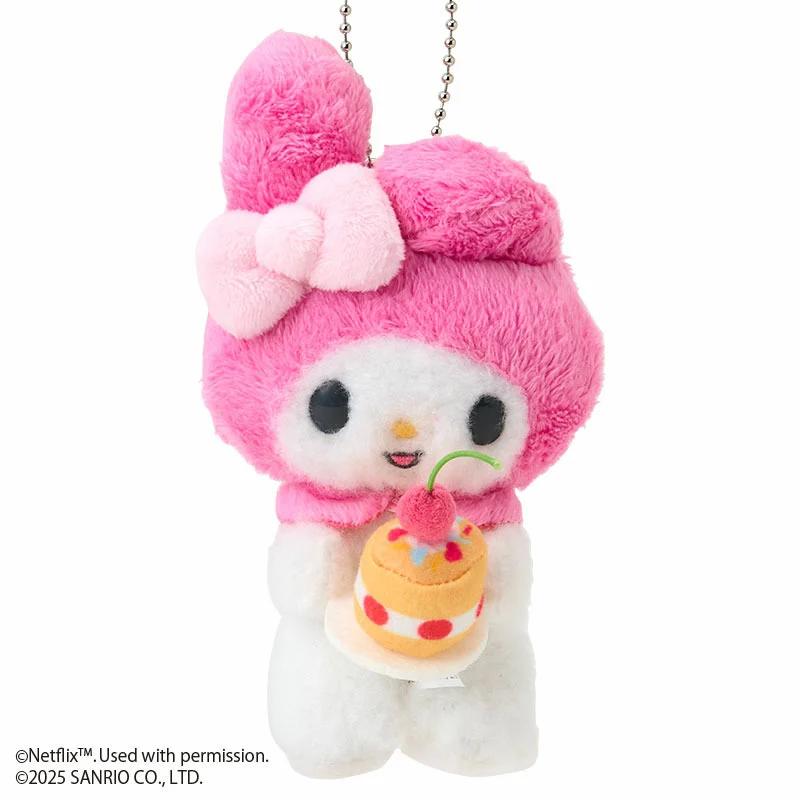 Держатель для маскота Sanrio My Melody Торт ( Оригинальное аниме Netflix My Melody & KUROMI ) NEW