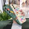 Цветной чехол-цветок для Samsung Galaxy A37 A57 Жидкий силиконовый чехол