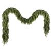 180/270CM Artificial Pine Needle Garland UV Resistant Christmas Norfolk Pine Rattan Fake Greenery Vine Mantle Porch Indoor Outdoor Decoration