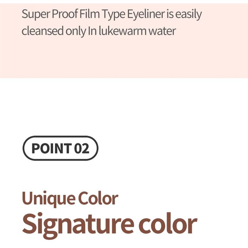 COSNORI - Superproof Fitting Brush Eyeliner - 3 Colors