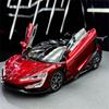 1/24 BYD Yangwang U9 Металлическая модель электрического спортивного автомобиля Литая металлическая игрушка Автомобиль на новой энергии Модель автомобиля Звук Свет Подарок для детей
