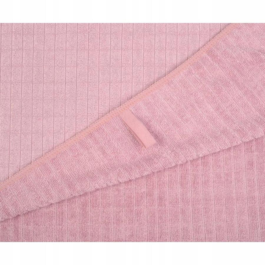 Set of 3 microfiber glass polishing cloths 50x70cm pink Gözze