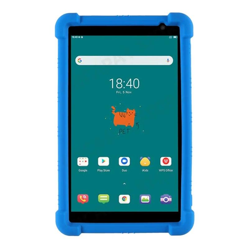 Мягкий силиконовый чехол с 4 утолщенными уголками и подставкой для Blackview Tab 6, чехол Tab6 8 дюймов, противоударный чехол для детской безопасности