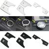 Car Console Multimedia Function Button Cover Sticker Trim For Mercedes Benz A B C E Class CLA GLA GLK W204 W212 W176 W246 X204