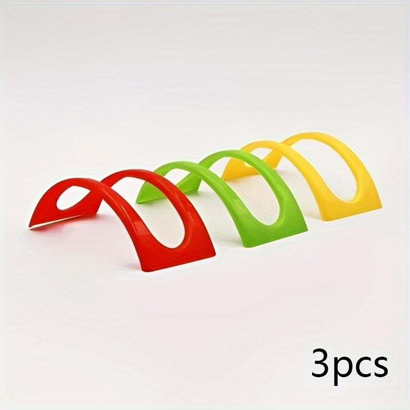3/6/12pcs, Taco Holder, Reusable Taco Holder, Washable Colorful Taco Rack, Tortilla Holder, Pancake Rack,  Kitchen Stuff
